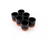 6  Expresso Cups - Black